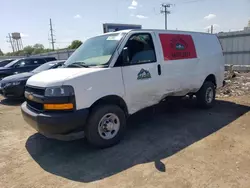 Salvage trucks for sale at Chicago Heights, IL auction: 2023 Chevrolet Express G2500