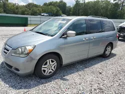 Salvage cars for sale at Augusta, GA auction: 2007 Honda Odyssey EXL