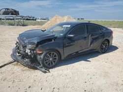 Salvage cars for sale at Taylor, TX auction: 2021 Honda Civic EX