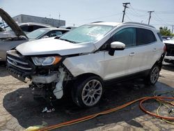 Salvage cars for sale at Chicago Heights, IL auction: 2018 Ford Ecosport Titanium