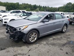 Salvage cars for sale at Exeter, RI auction: 2015 Hyundai Sonata SE