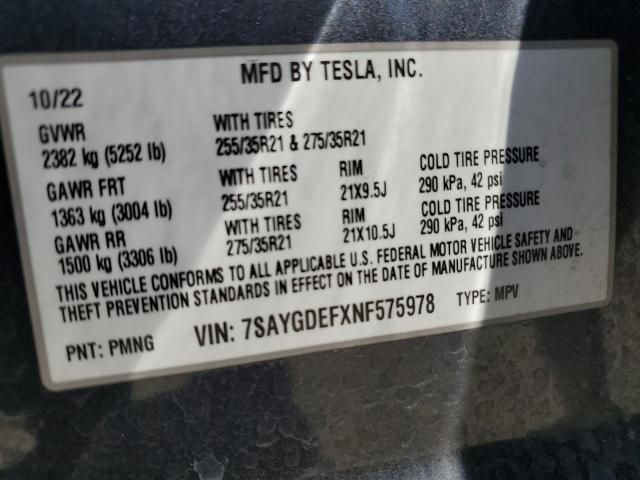 2022 Tesla Model Y