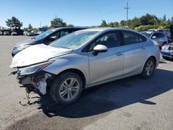 Chevrolet salvage cars for sale: 2018 Chevrolet Cruze LT