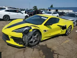 Chevrolet salvage cars for sale: 2022 Chevrolet Corvette Stingray 2LT