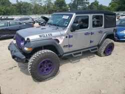 Salvage cars for sale at Hampton, VA auction: 2021 Jeep Wrangler Unlimited Sport