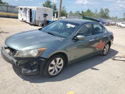 Salvage cars for sale at Pekin, IL auction: 2009 Honda Accord EXL