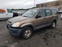 Salvage cars for sale at Fredericksburg, VA auction: 2004 Honda CR-V LX