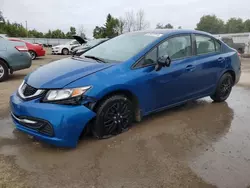 Honda salvage cars for sale: 2013 Honda Civic LX