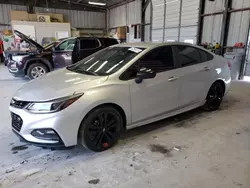 Salvage cars for sale at Sikeston, MO auction: 2018 Chevrolet Cruze LT