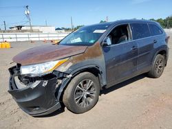 Toyota salvage cars for sale: 2016 Toyota Highlander XLE