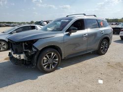 Salvage cars for sale at San Antonio, TX auction: 2023 Infiniti QX60 Luxe