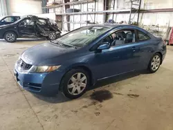 Salvage cars for sale at Eldridge, IA auction: 2010 Honda Civic LX