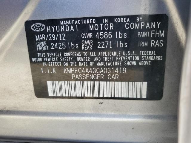 2012 Hyundai Sonata Hybrid