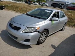 Toyota salvage cars for sale: 2010 Toyota Corolla Base