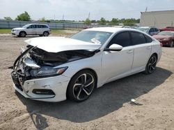 Salvage cars for sale at Houston, TX auction: 2018 Honda Accord Sport