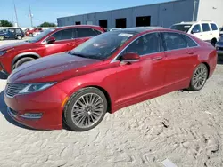 Salvage cars for sale at Jacksonville, FL auction: 2015 Lincoln MKZ Hybrid