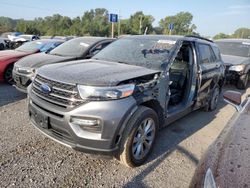 Salvage cars for sale at Kansas City, KS auction: 2021 Ford Explorer XLT