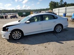 Salvage cars for sale at Harleyville, SC auction: 2012 Volkswagen Passat SEL