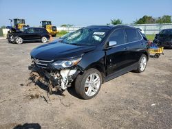 Salvage cars for sale at Mcfarland, WI auction: 2019 Chevrolet Equinox Premier