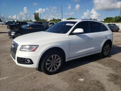 Salvage cars for sale at Miami, FL auction: 2015 Audi Q5 Premium