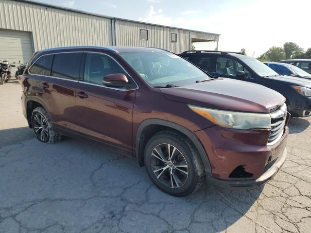 2016 Toyota Highlander XLE