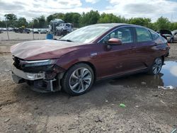 Salvage cars for sale at Chalfont, PA auction: 2018 Honda Clarity Touring