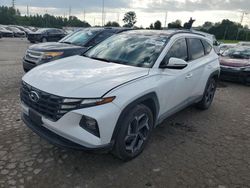 Salvage cars for sale at Bridgeton, MO auction: 2022 Hyundai Tucson SEL Convenience