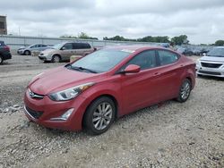 Salvage cars for sale at Kansas City, KS auction: 2015 Hyundai Elantra SE