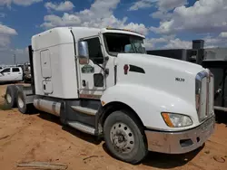 Salvage trucks for sale at Andrews, TX auction: 2014 Kenworth Construction T660