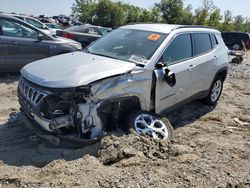 Salvage cars for sale at Cahokia Heights, IL auction: 2024 Jeep Compass Latitude