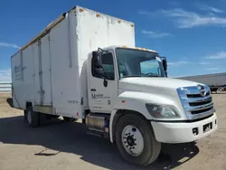 Salvage trucks for sale at Adelanto, CA auction: 2015 Hino 258 268