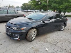 Chevrolet salvage cars for sale: 2017 Chevrolet Malibu LS