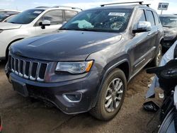 Jeep salvage cars for sale: 2015 Jeep Grand Cherokee Limited