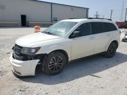 Salvage cars for sale at Haslet, TX auction: 2018 Dodge Journey SE