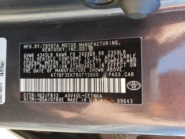 2011 Toyota Camry Base