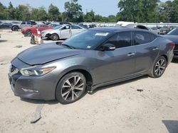 Salvage cars for sale at Hampton, VA auction: 2016 Nissan Maxima 3.5S