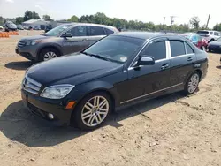 Salvage cars for sale at Hillsborough, NJ auction: 2009 Mercedes-Benz C 300 4matic