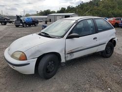 Salvage cars for sale at West Mifflin, PA auction: 1996 GEO Metro Base