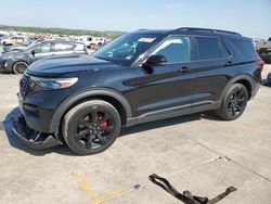 Salvage cars for sale at Grand Prairie, TX auction: 2020 Ford Explorer ST