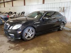 Salvage cars for sale at Lansing, MI auction: 2010 Mercedes-Benz E 63 AMG