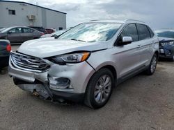 Salvage cars for sale at Tucson, AZ auction: 2019 Ford Edge Titanium