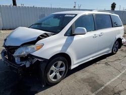 Salvage cars for sale at Van Nuys, CA auction: 2019 Toyota Sienna LE