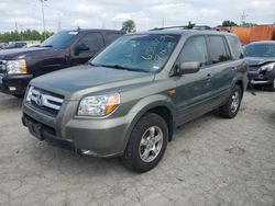 Salvage cars for sale at Bridgeton, MO auction: 2007 Honda Pilot EXL