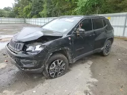 Salvage cars for sale at Shreveport, LA auction: 2019 Jeep Compass Trailhawk