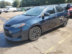 Toyota Corolla l salvage cars for sale: 2017 Toyota Corolla L