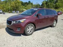 KIA salvage cars for sale: 2017 KIA Sedona LX