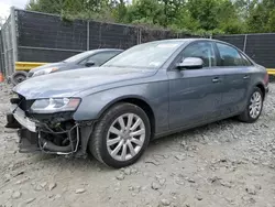 Salvage cars for sale at Waldorf, MD auction: 2012 Audi A4 Premium