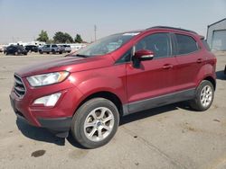 Ford salvage cars for sale: 2020 Ford Ecosport SE