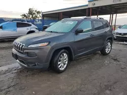 Salvage cars for sale at Riverview, FL auction: 2015 Jeep Cherokee Limited