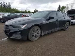 Acura salvage cars for sale: 2022 Acura TLX Tech A